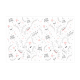 Tissue paper Mono Dots, open sheet, 17gsm – size 50x75cm