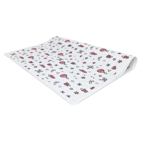 Tissue paper Ornament Fiesta Christmas, ream of folded sheets 28gsm – size 50x75cm