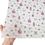 Tissue paper Ornament Fiesta Christmas, texture and transparency, 28gsm – size 50x75cm