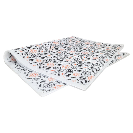 Tissue paper Party Skulls & Pumpkins, ream of sheets 17gsm – size 50x75cm
