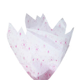 Tissue paper Pink Bubble, fan arrangement, 17gsm – size 50x75cm