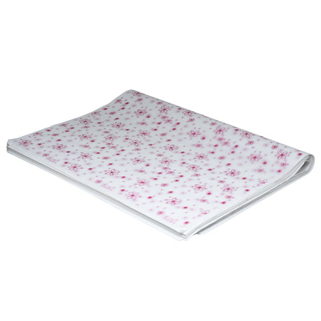 Tissue paper Pink Bubble, ream of folded sheets 17gsm – size 50x75cm