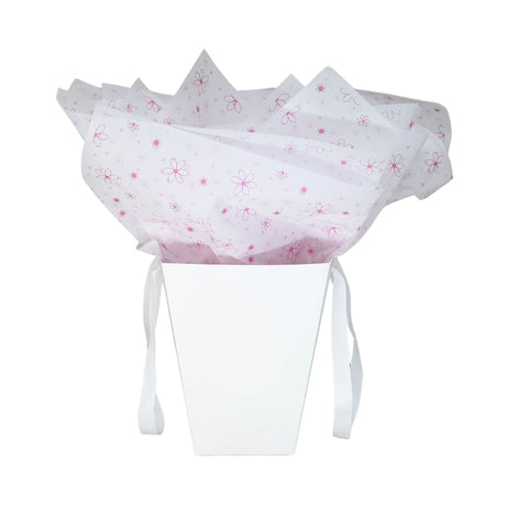 Tissue paper Pink Bubble, placed in a paper bag, 17gsm – size 50x75cm