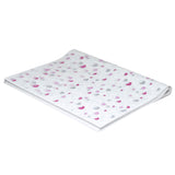 Tissue paper Pink Heart Trails, ream of sheets 17gsm – size 50x75cm