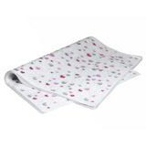 Tissue paper Pink Heart Trails, ream of folded sheets 17gsm – size 50x75cm