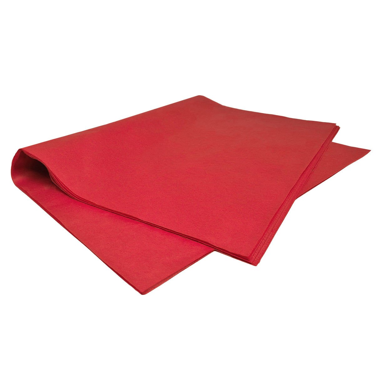 Plain tissue paper red, ream of sheets 17gsm – size 50x75cm