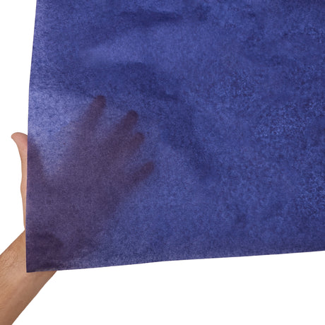 Plain tissue paper royal-blue, texture and transparency, 17gsm – size 50x75cm