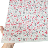 Tissue paper Santa Party Christmas, texture and transparency, 28gsm – size 50x75cm