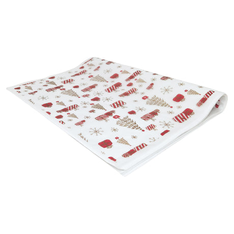 Tissue paper Santa’s Gift Lab Christmas, ream of folded sheets 17gsm – size 50x75cm