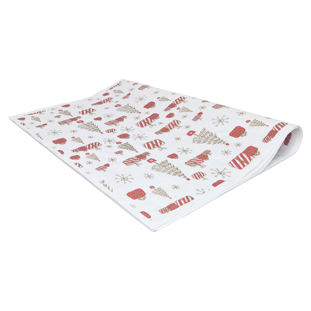 Tissue paper Santa’s Gift Lab Christmas, ream of folded sheets 28gsm – size 50x75cm