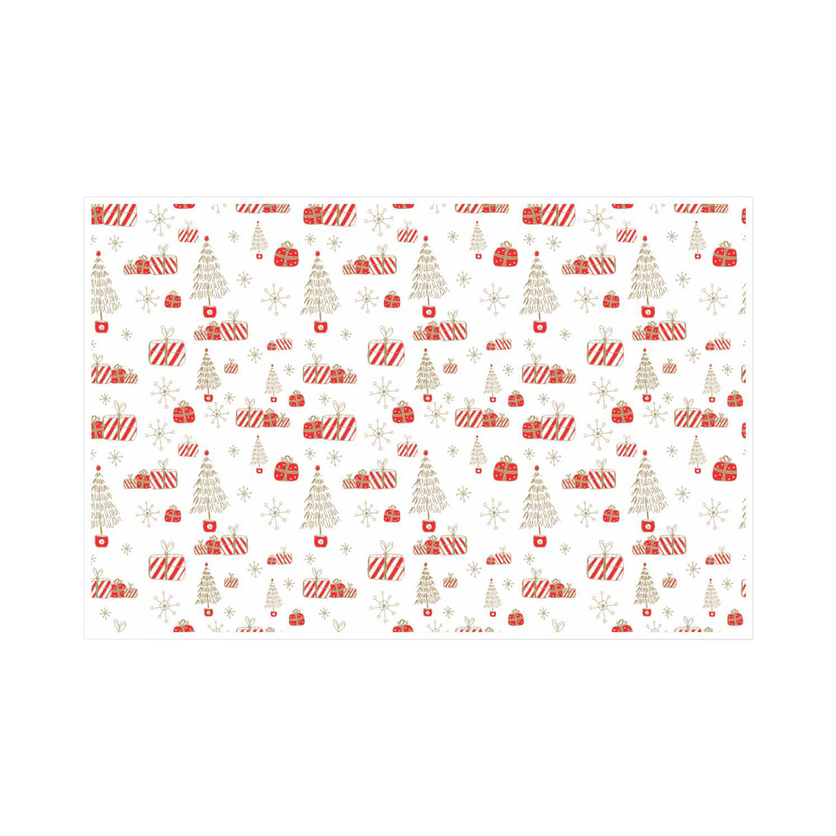 Tissue paper Santa’s Gift Lab Christmas, open sheet, 28gsm – size 50x75cm