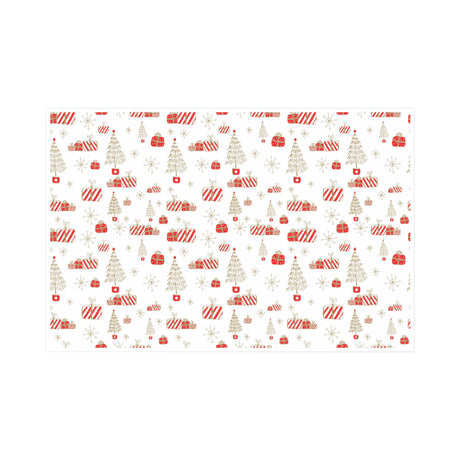 Tissue paper Santa’s Gift Lab Christmas, open sheet, 28gsm – size 50x75cm