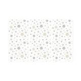 Tissue paper Snowflakes & Sparkles Christmas, open sheet, 28gsm – size 50x75cm