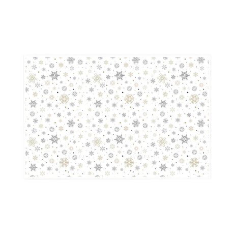 Tissue paper Snowflakes & Sparkles Christmas, open sheet, 28gsm – size 50x75cm