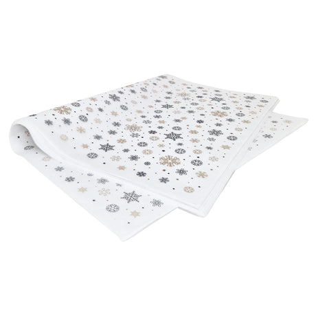 Tissue paper Snowflakes & Sparkles Christmas, ream of sheets 17gsm – size 50x75cm