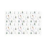Tissue paper Snowy Friends Christmas, open sheet, 28gsm – size 50x75cm