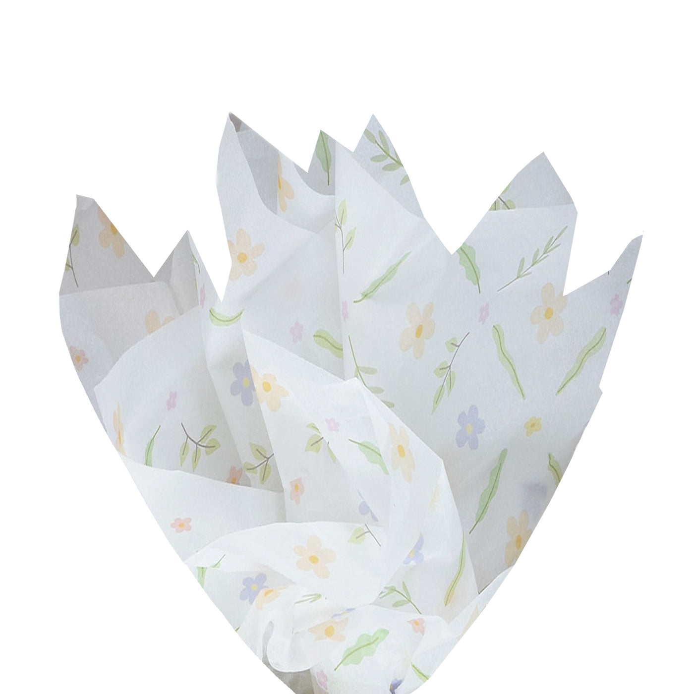 Tissue paper Soft Meadow, fan arrangement, 17gsm – size 50x75cm