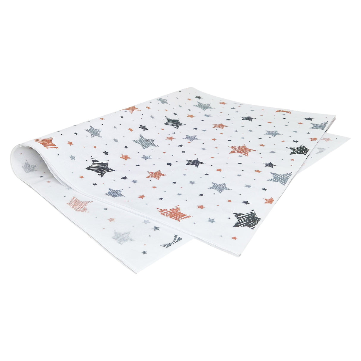 Tissue paper Star Doodle Night Christmas, ream of sheets 28gsm – size 50x75cm