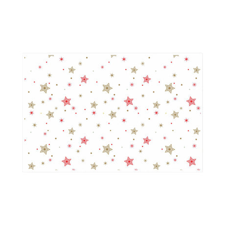 Tissue paper Star Parade Christmas, open sheet, 28gsm – size 50x75cm