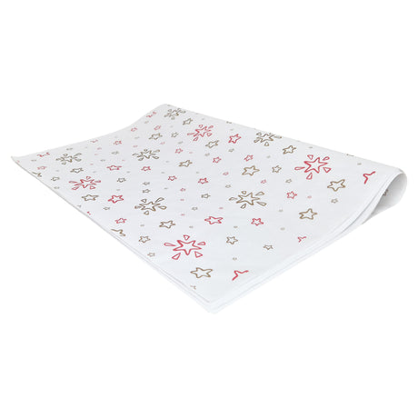 Tissue paper Star Sprinkle Christmas, ream of folded sheets 28gsm – size 50x75cm