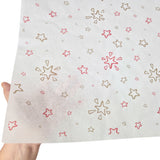 Tissue paper Star SprinkleChristmas, texture and transparency, 28gsm – size 50x75cm