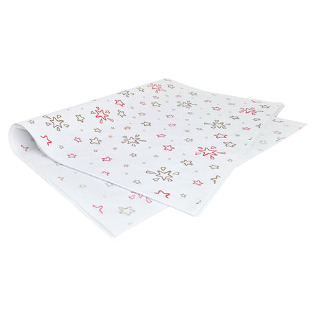 Tissue paper Star Sprinkle Christmas, ream of sheets 28gsm – size 50x75cm