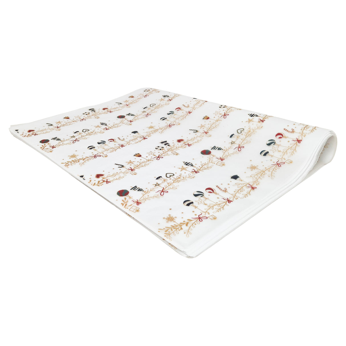 Tissue paper Tinsel Tales Christmas, ream of folded sheets 17gsm – size 50x75cm