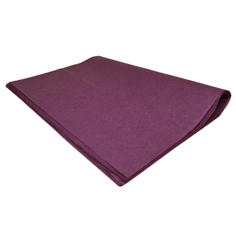 Plain tissue paper violet, ream of sheets 17gsm – size 50x75cm