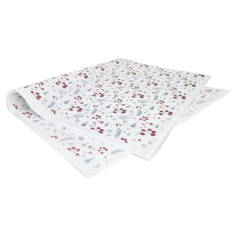 Tissue paper Winter Berries Christmas, ream of sheets 17gsm – size 50x75cm
