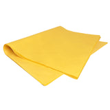 Plain tissue paper yellow, ream of sheets 28gsm – size 50x75cm