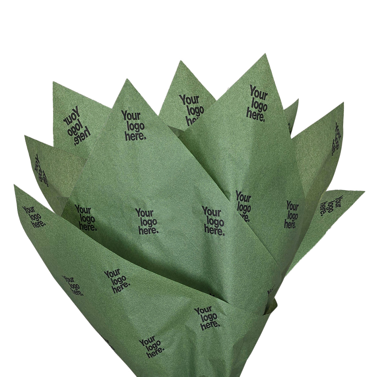 Custom tissue paper FOREST GREEN 17g – size 50x75cm