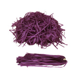 Violet shredded tissue paper for gift packaging