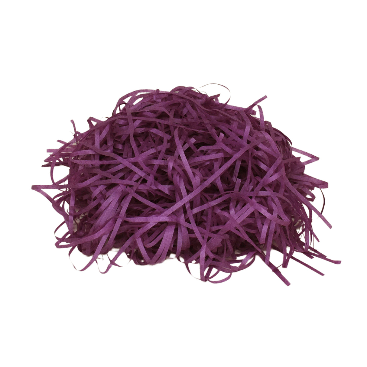 Violet tissue paper shred filler for gift boxes